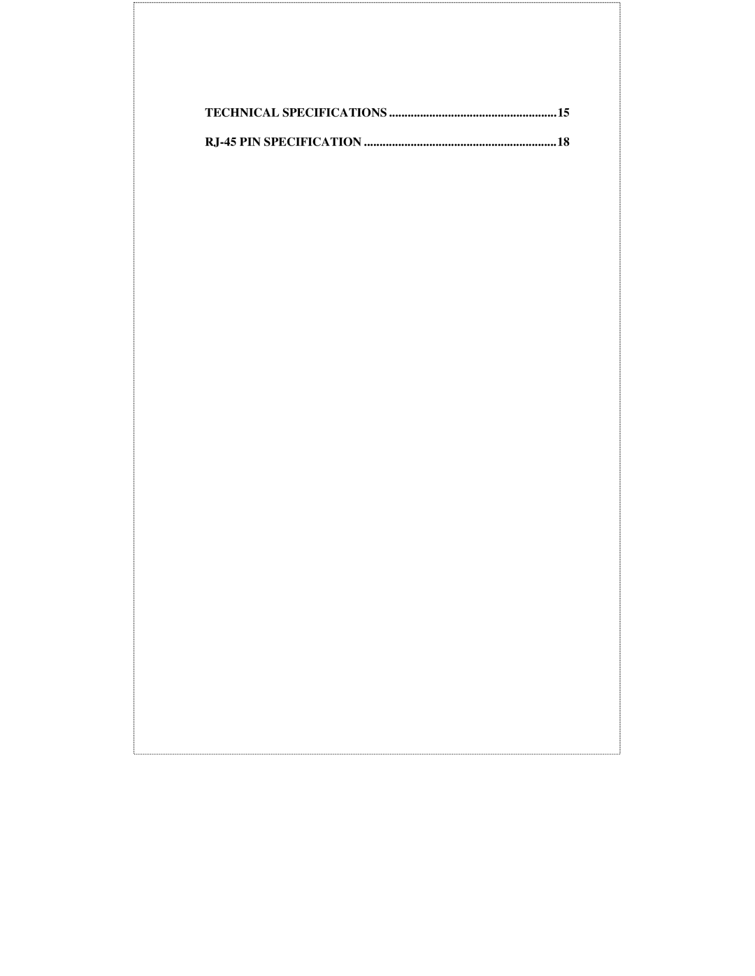 D-Link DES-1016D manual Technical Specifications RJ-45 PIN Specification 