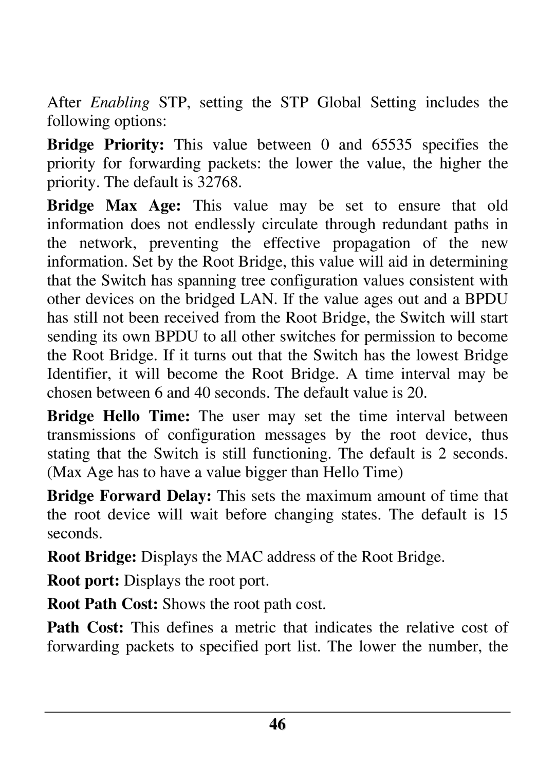 D-Link DES-1228 user manual 