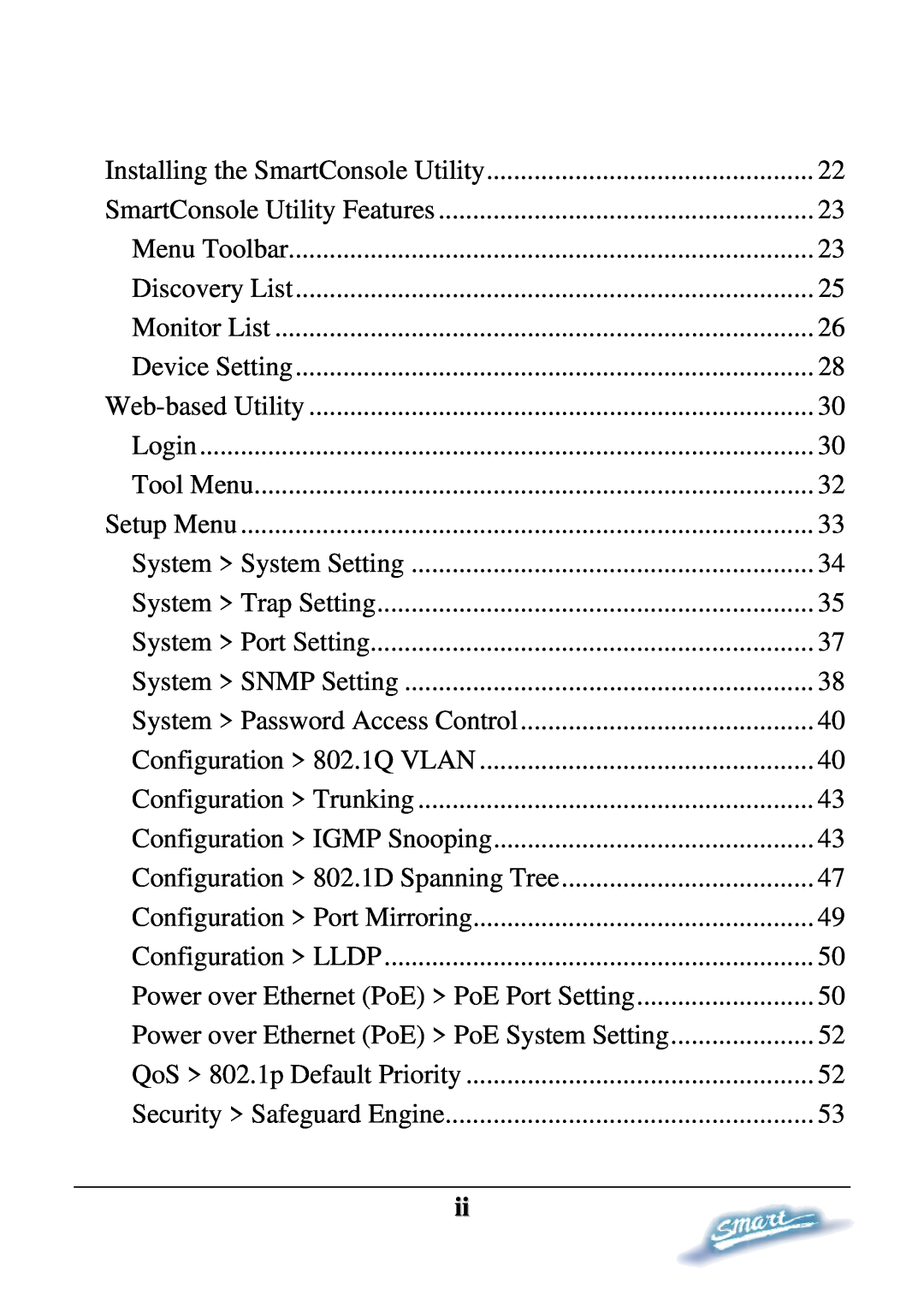 D-Link DES-1228P user manual Installing the SmartConsole Utility 