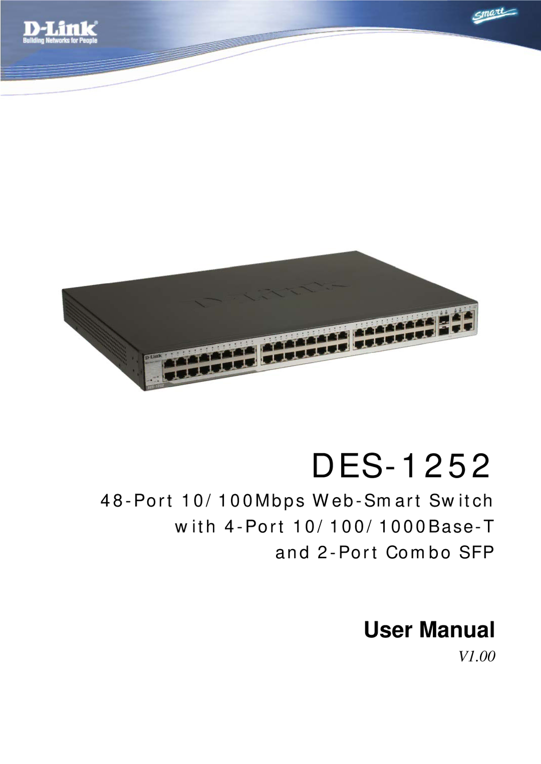 D-Link DES-1252 user manual 