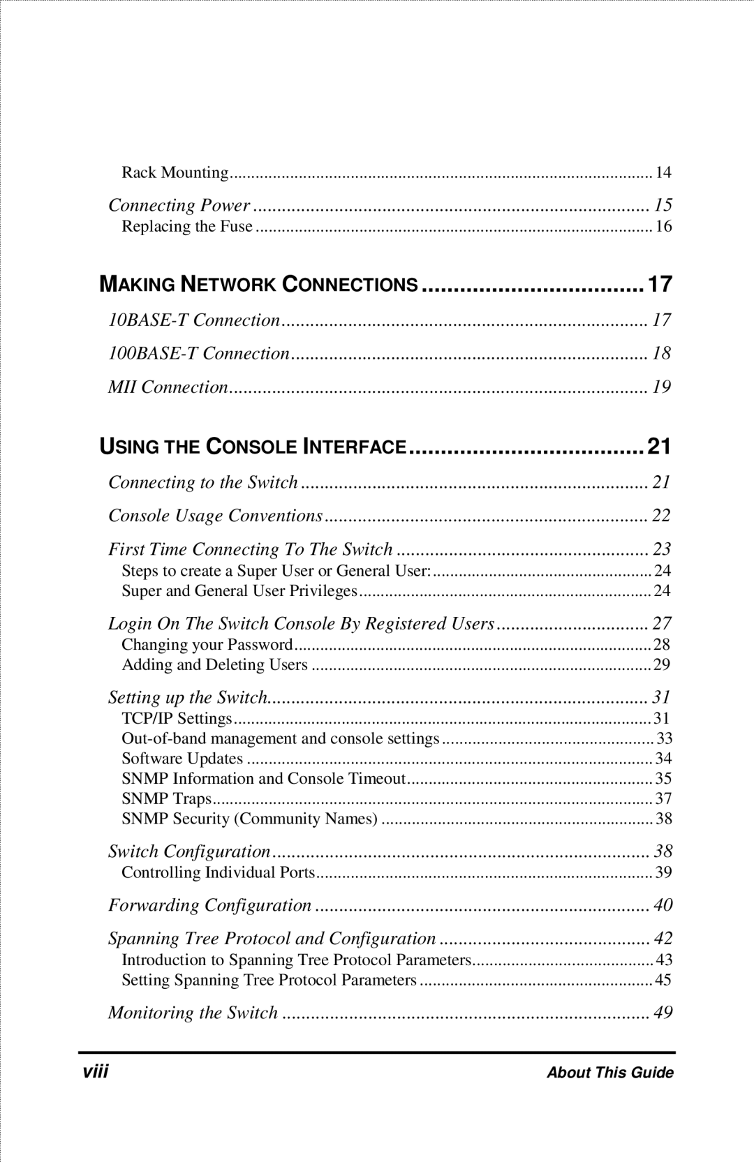 D-Link DES-2212 manual Making Network Connections 