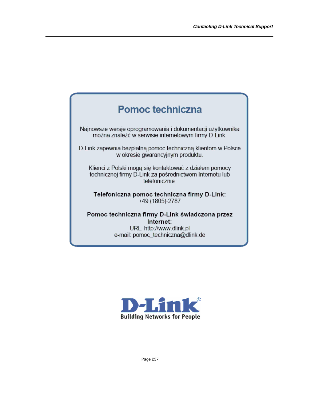 D-Link DES-3010FA/GA manual Contacting D-Link Technical Support 