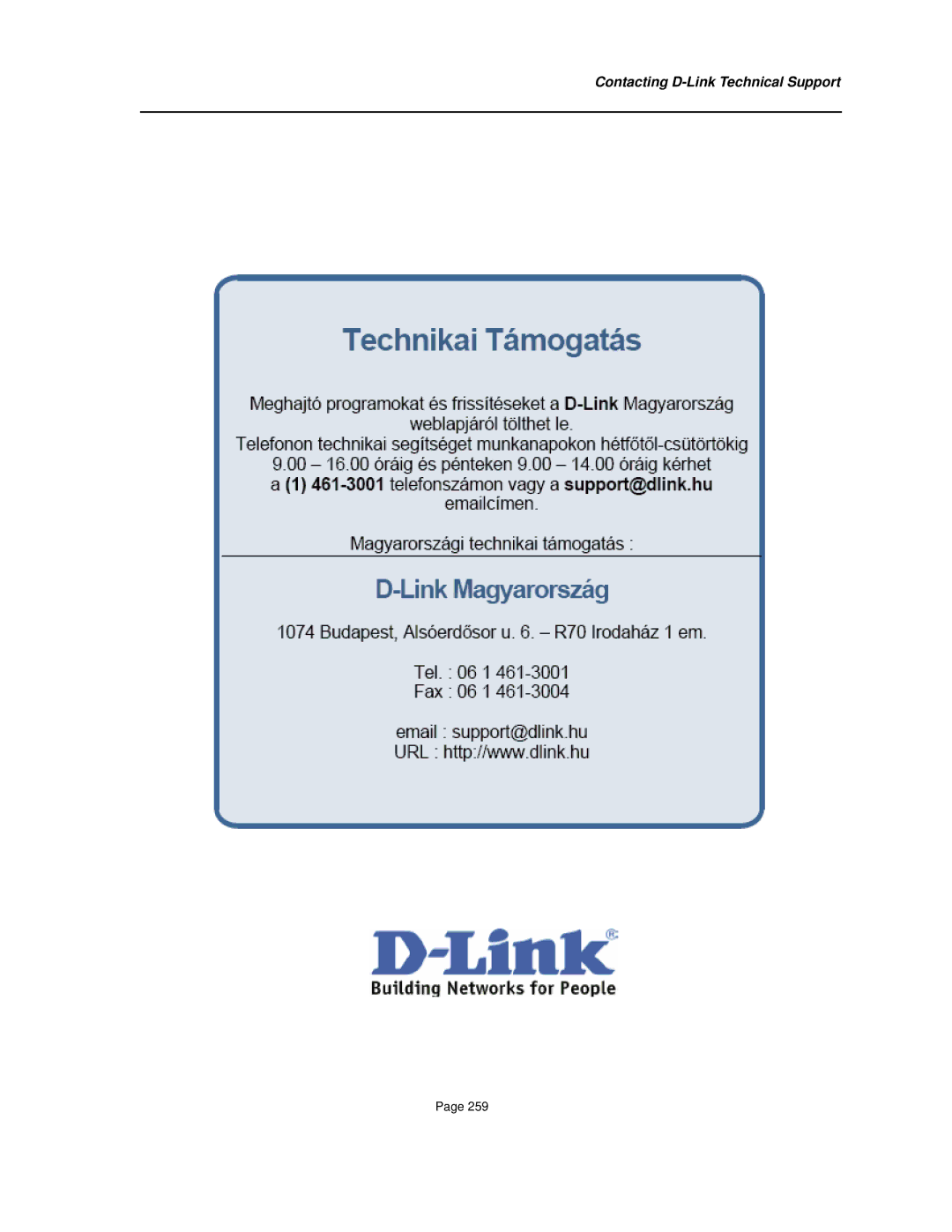 D-Link DES-3010FA/GA manual Contacting D-Link Technical Support 