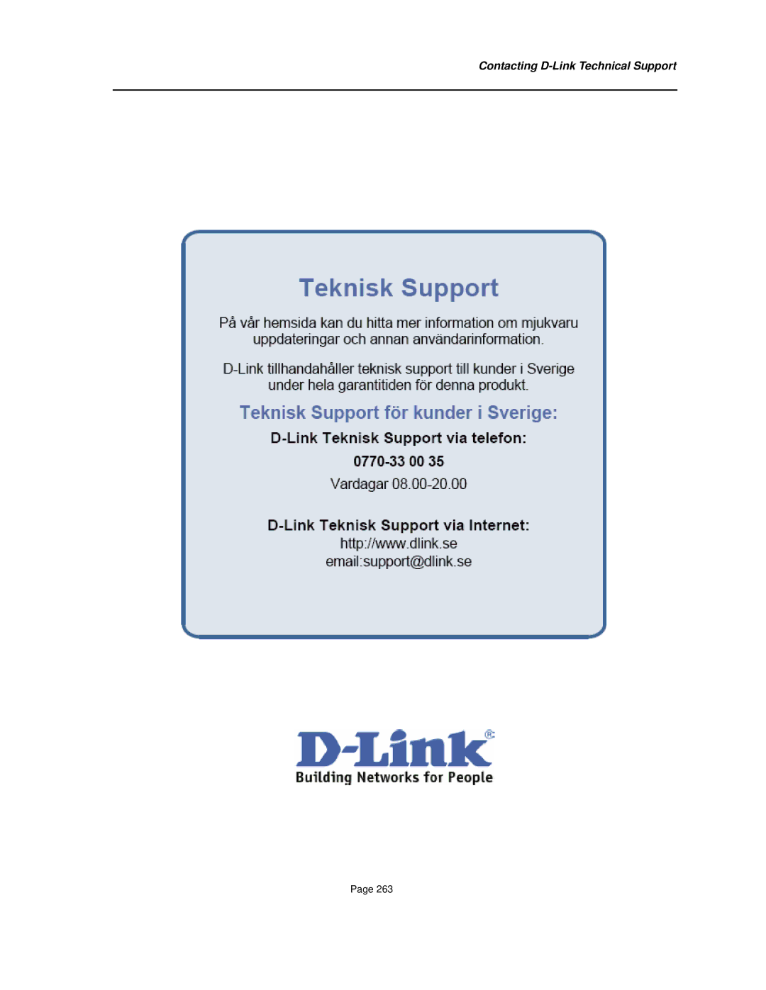 D-Link DES-3010FA/GA manual Contacting D-Link Technical Support 