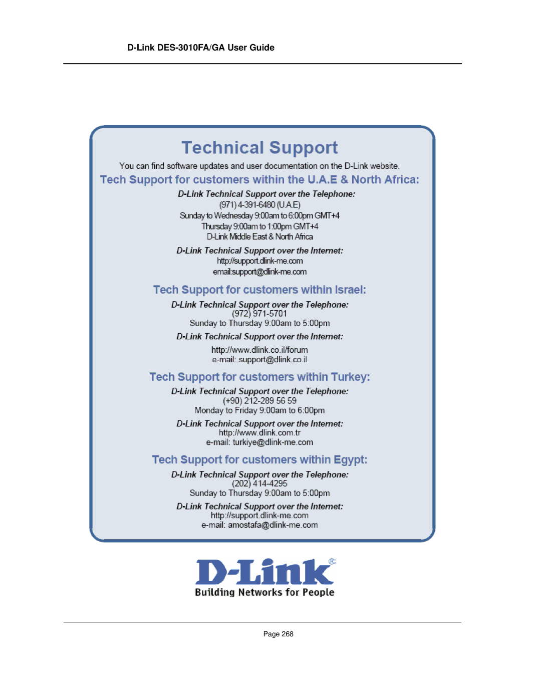 D-Link manual Link DES-3010FA/GA User Guide 