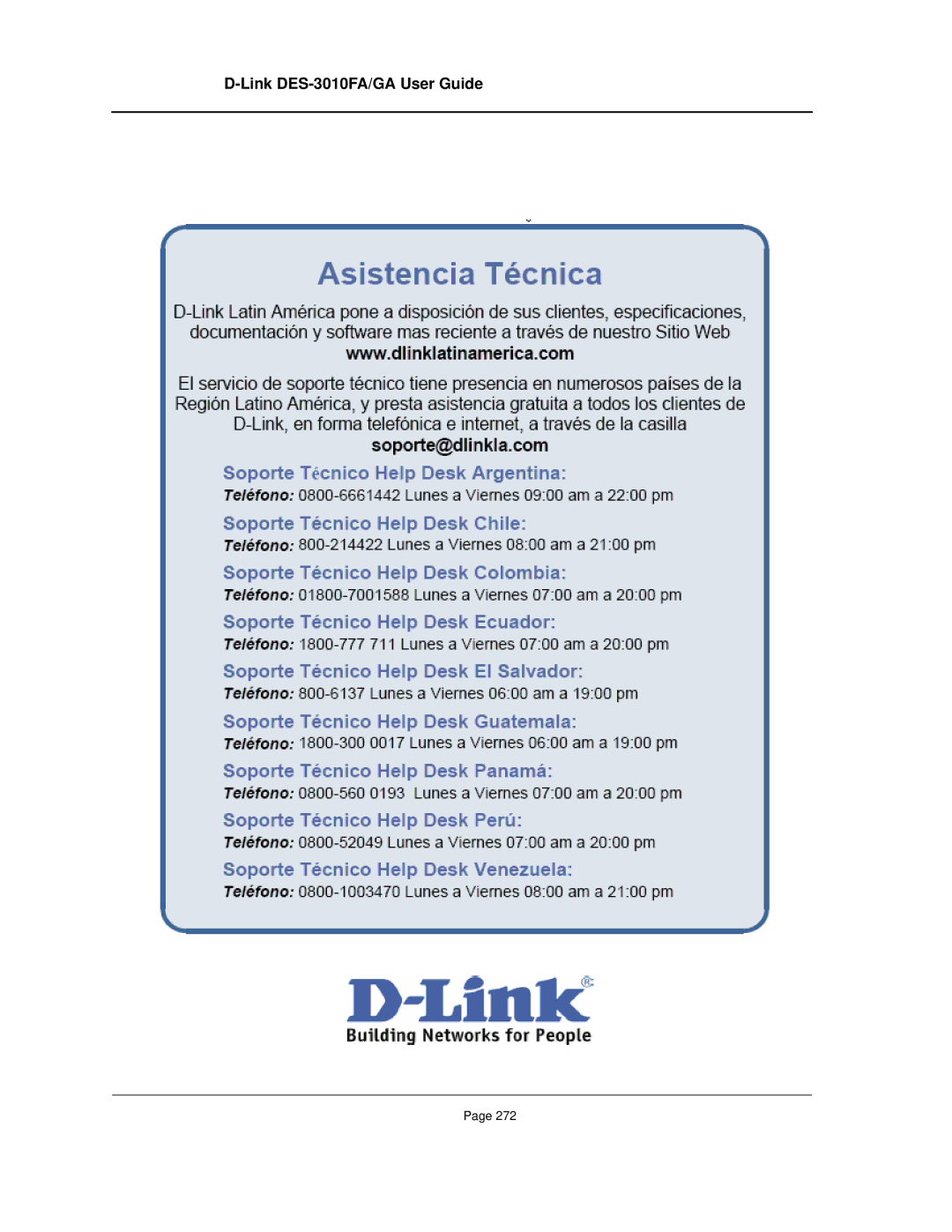 D-Link manual Link DES-3010FA/GA User Guide 