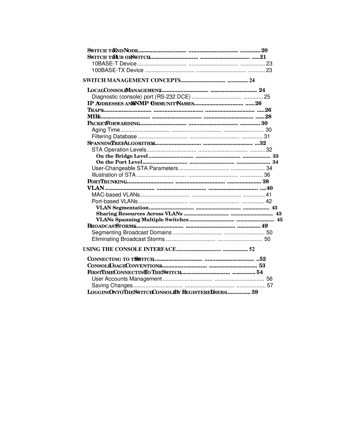 D-Link DES-3225GF manual Switch Management Concepts 