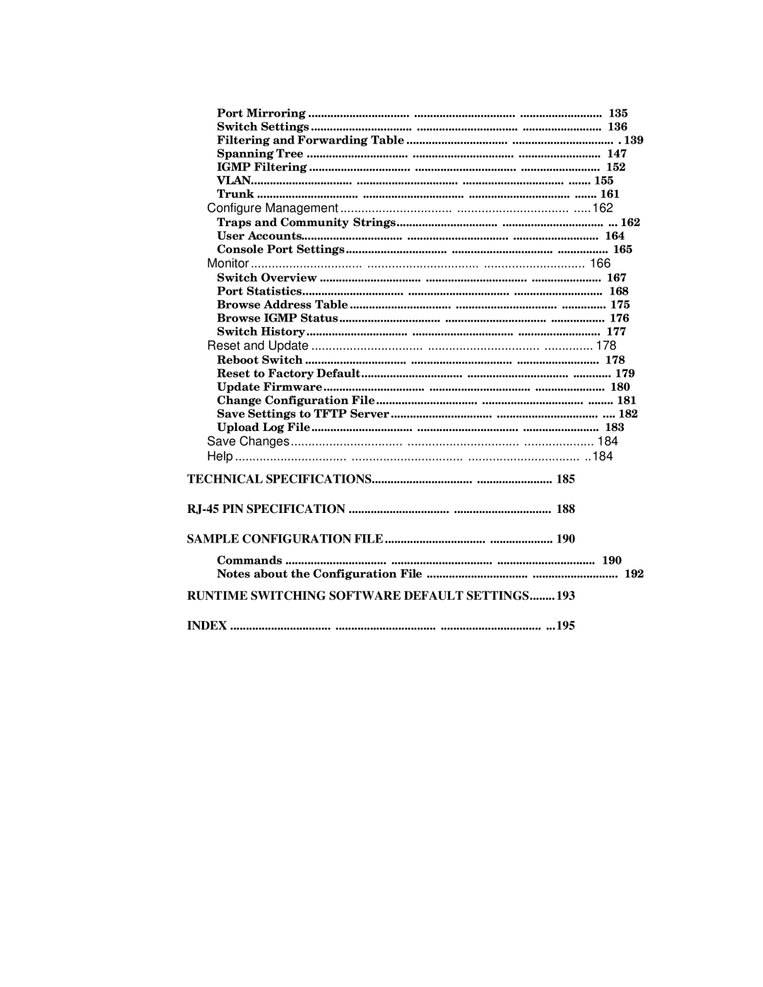 D-Link DES-3225GF manual Technical Specifications 