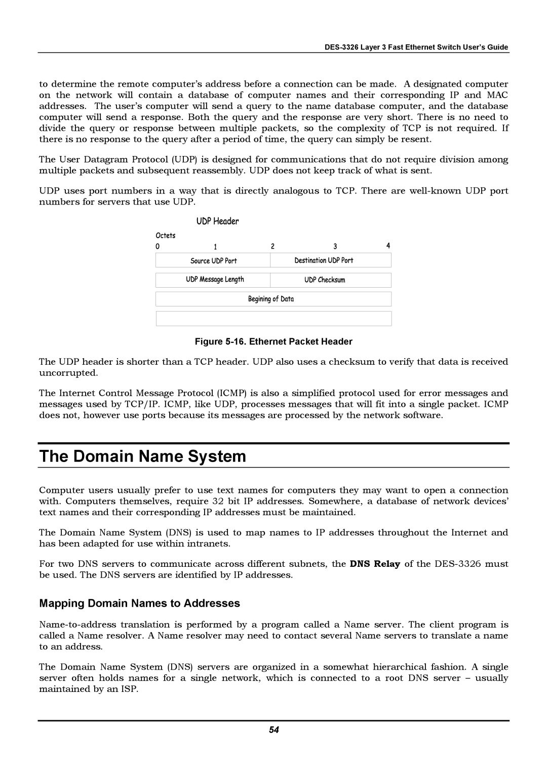 D-Link DES-3326 manual Domain Name System, Mapping Domain Names to Addresses 