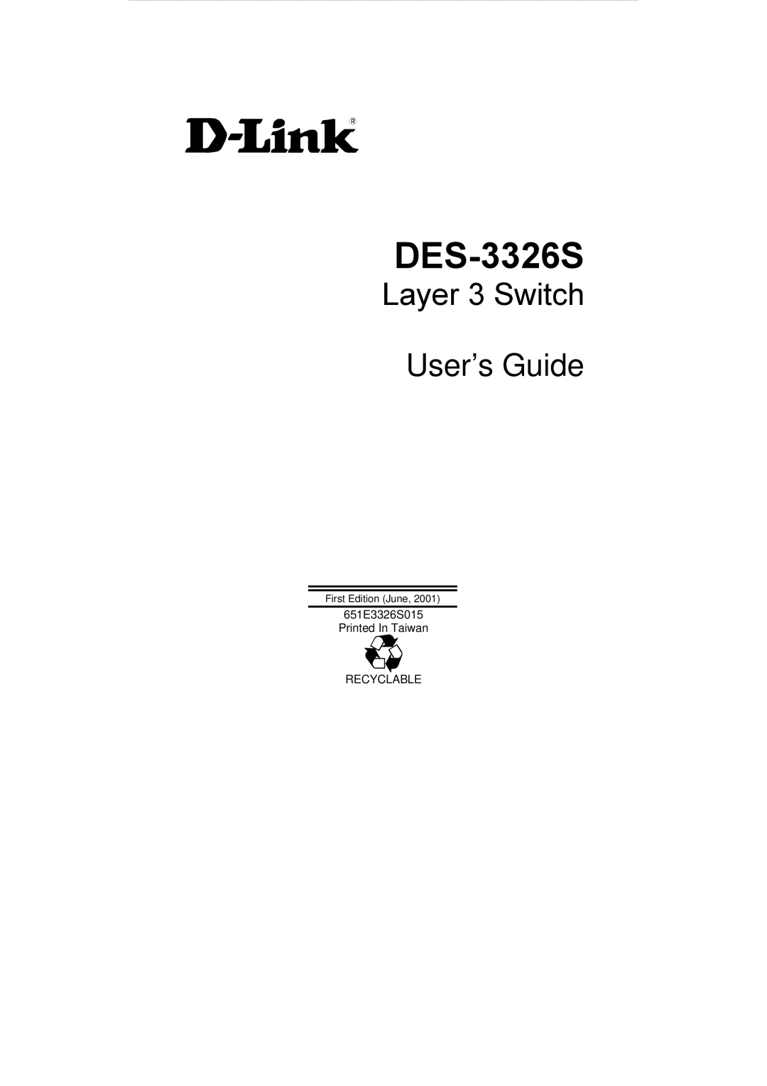 D-Link DES-3326S manual 