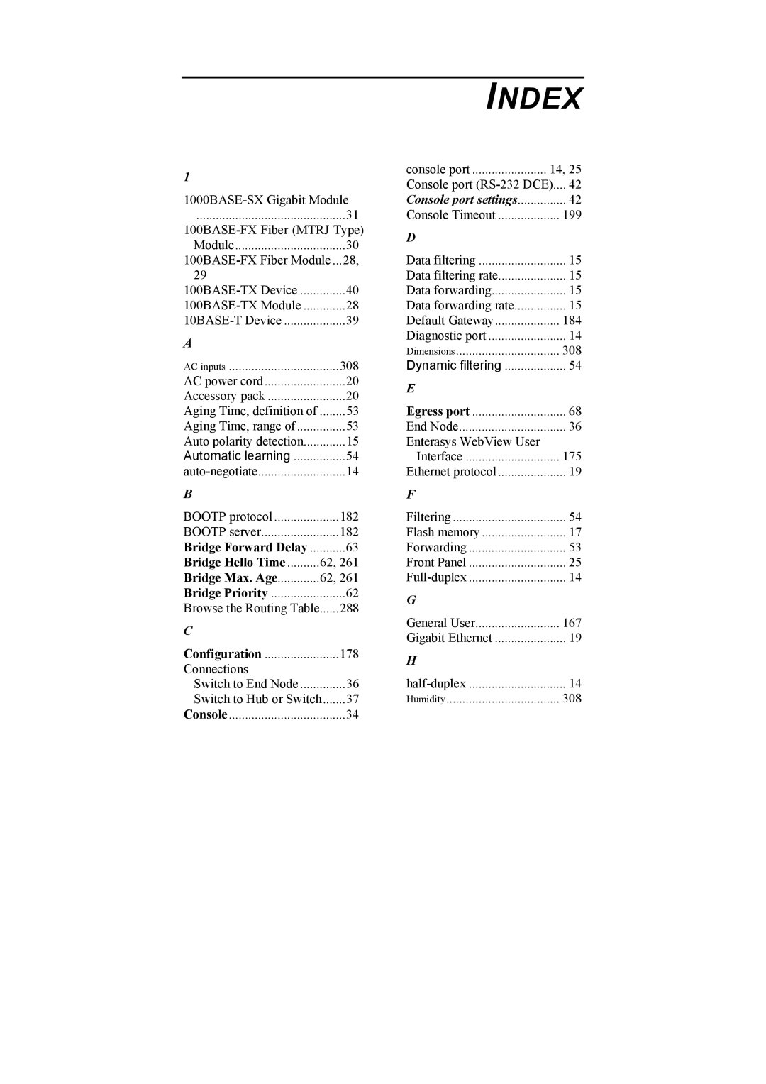 D-Link DES-3326S manual Index 