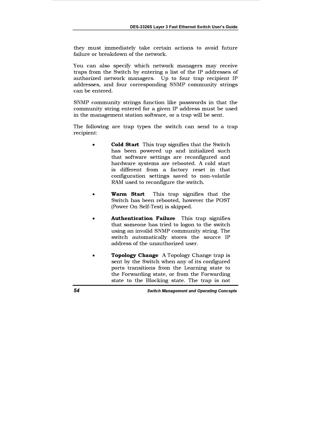 D-Link manual DES-3326S Layer 3 Fast Ethernet Switch User’s Guide 