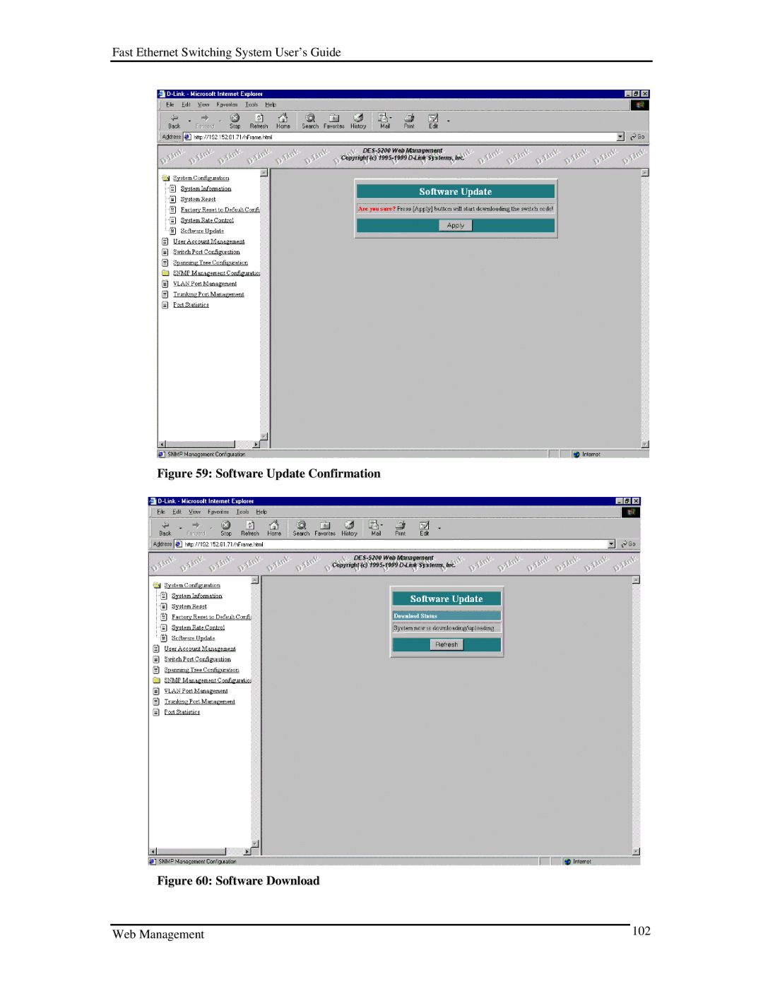 D-Link DES-5200 manual Software Download 