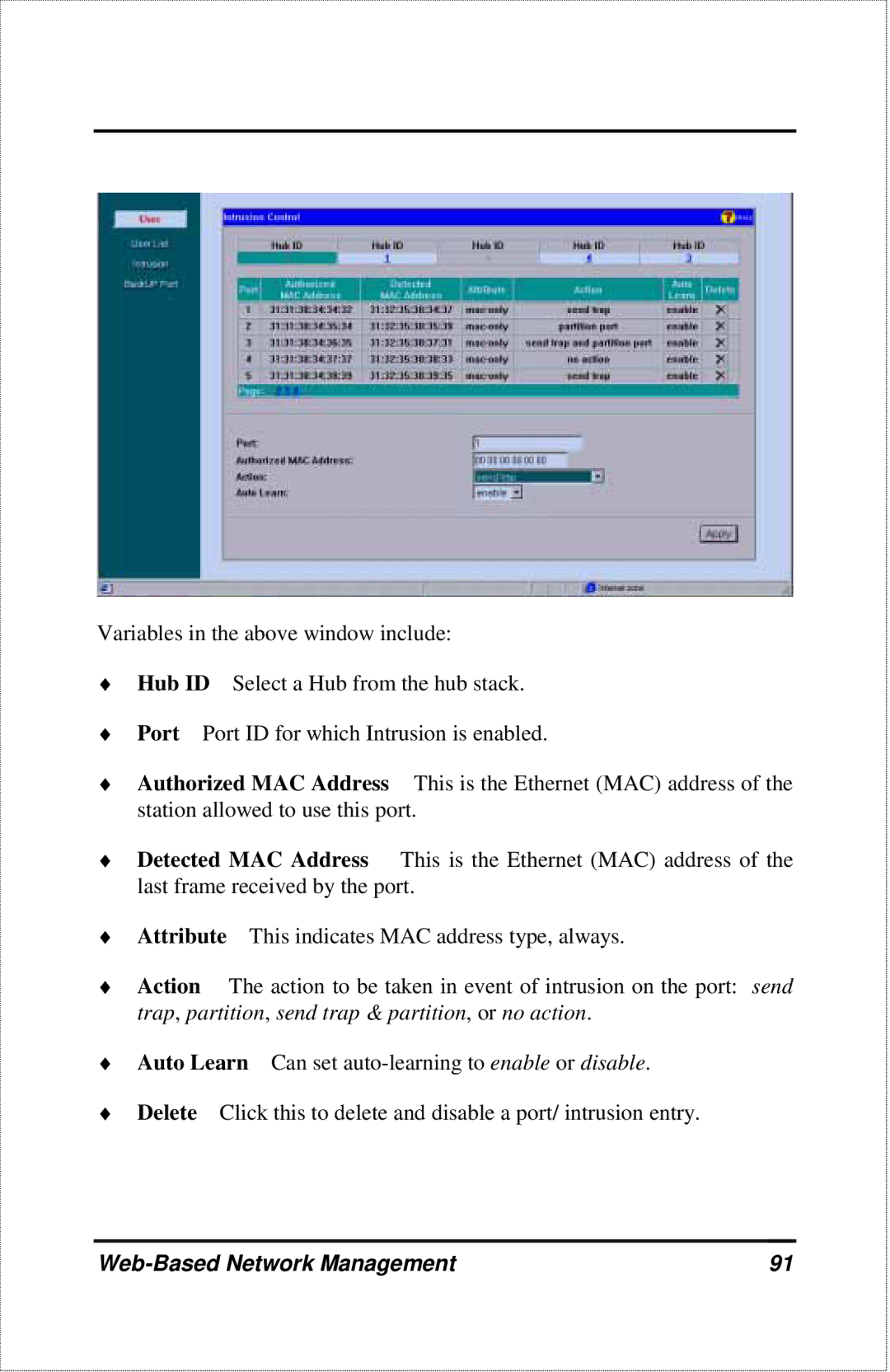 D-Link DFE-2600 manual Web-Based Network Management 