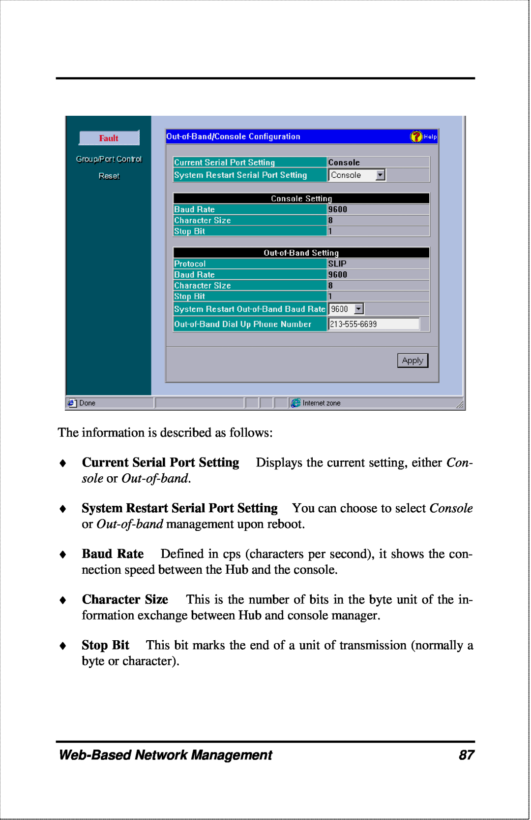 D-Link DFE-2600 manual Web-Based Network Management 