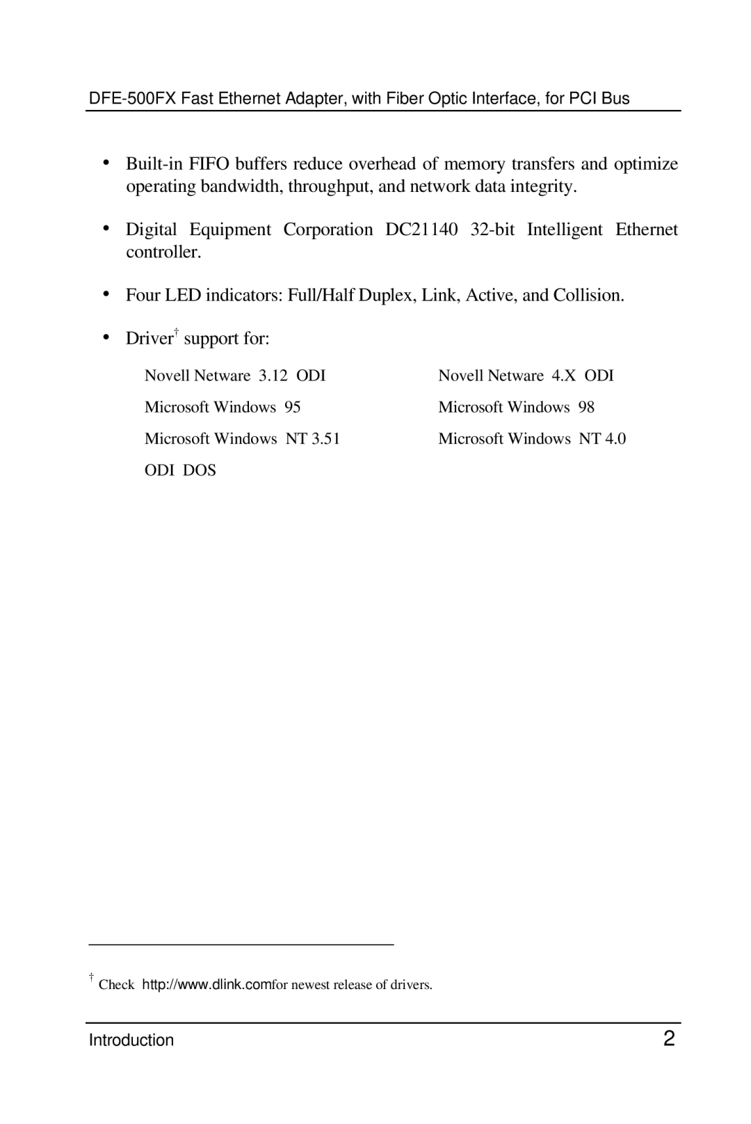 D-Link DFE-500FX manual √ Odi Dos 