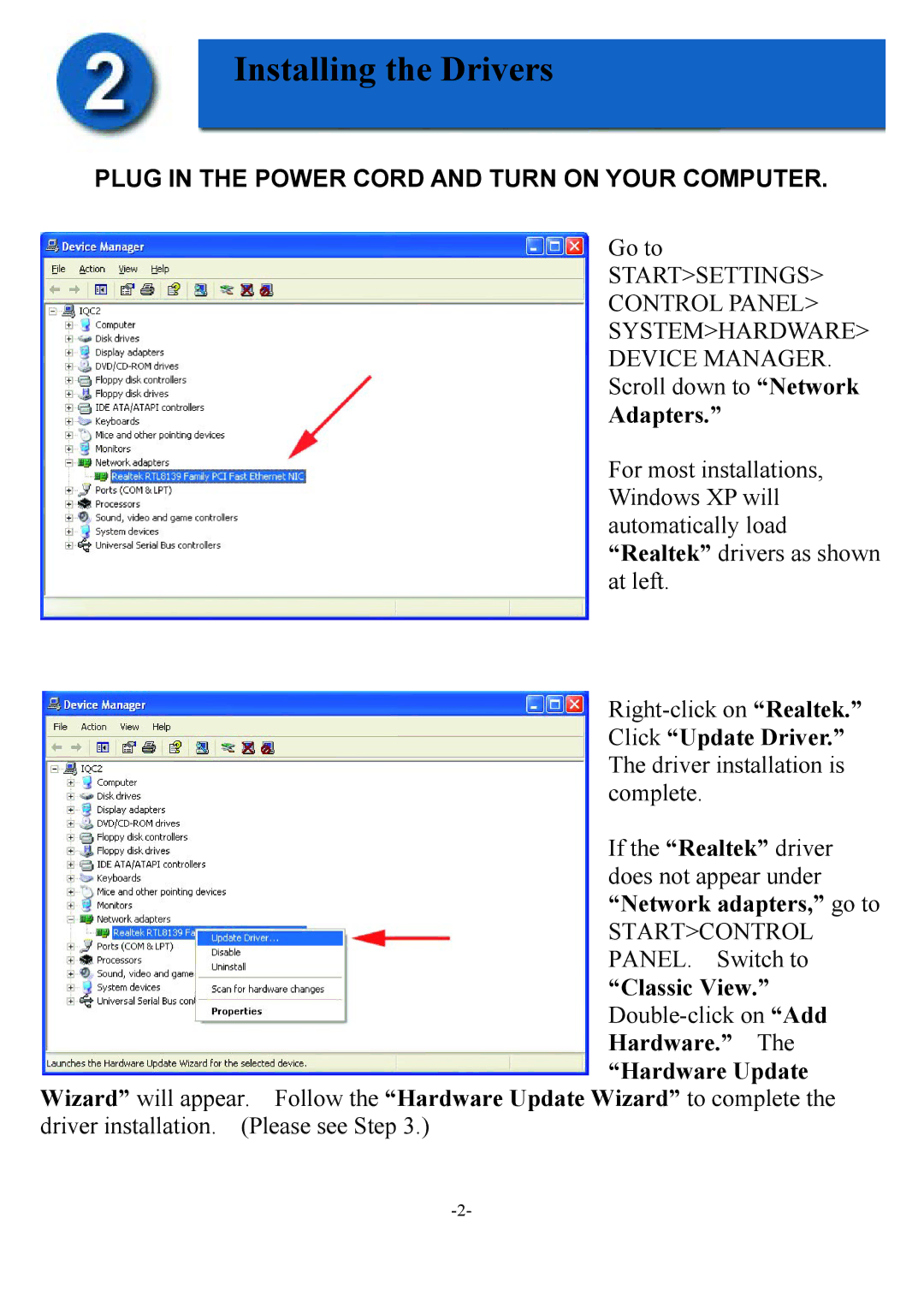 D-Link DFE-528TX manual Installing the Drivers 