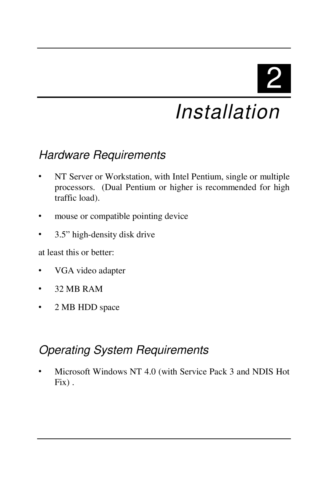 D-Link DFE-570TX manual Installation, Hardware Requirements, Operating System Requirements 