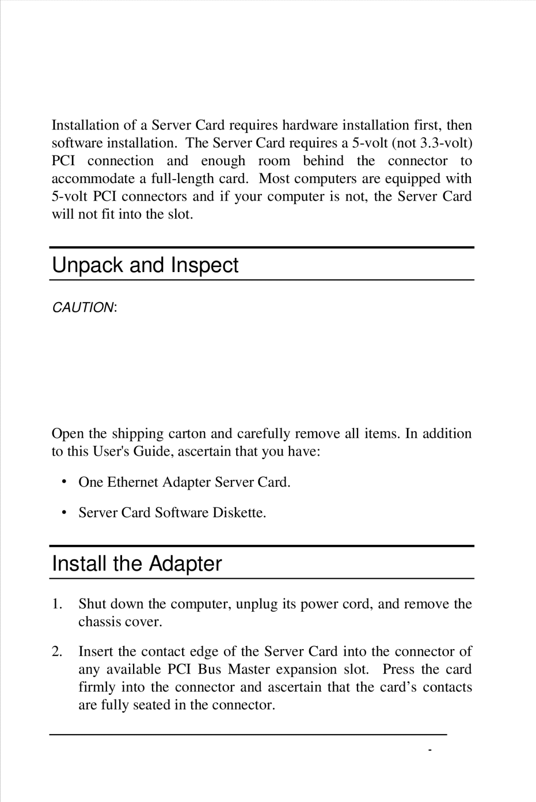 D-Link DFE-570TX manual Unpack and Inspect, Install the Adapter 