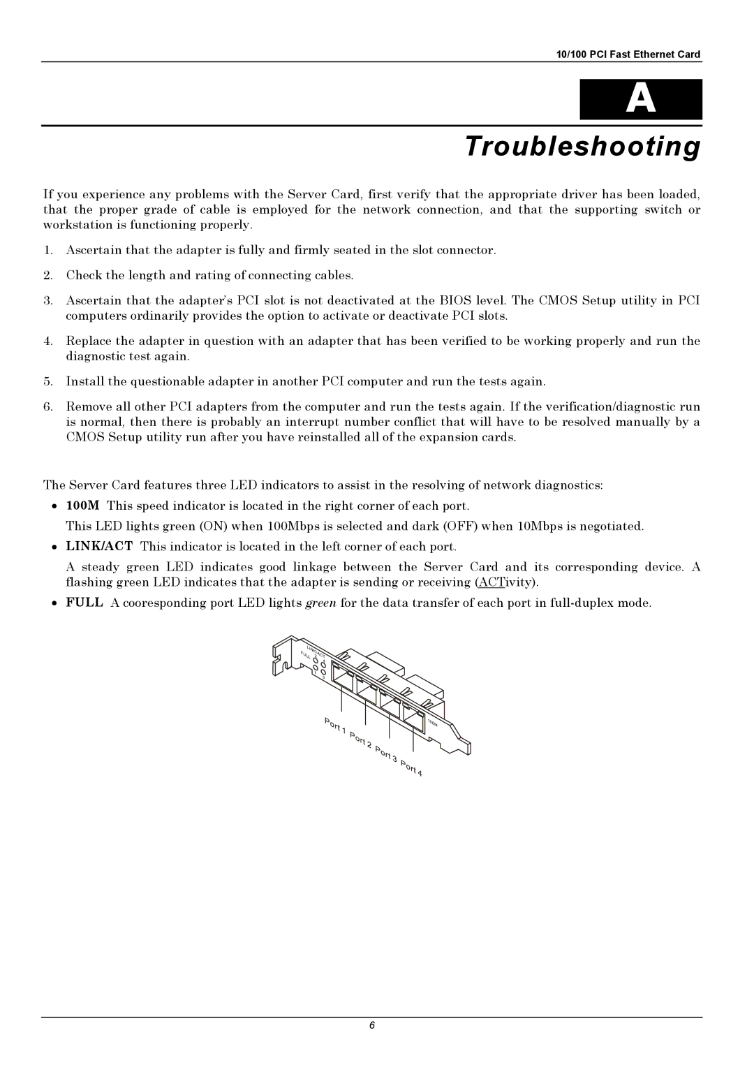 D-Link DFE-580TX manual Troubleshooting 