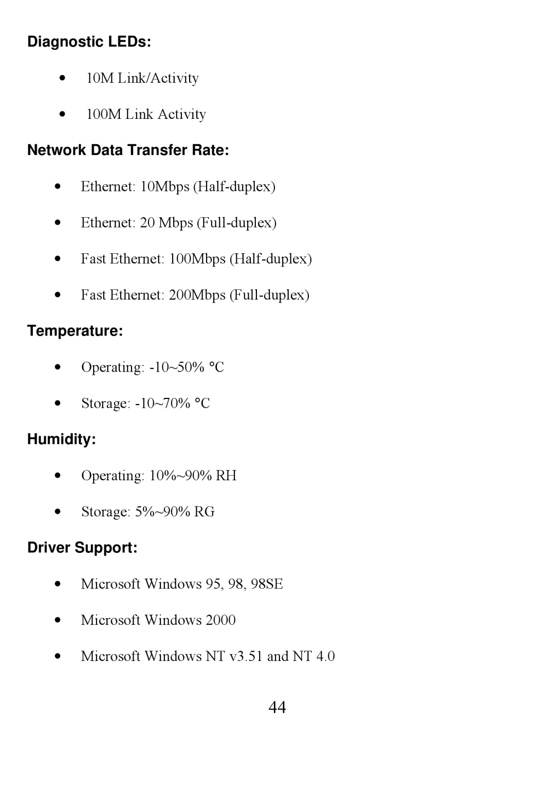 D-Link DFE-690TXD user manual Diagnostic LEDs 