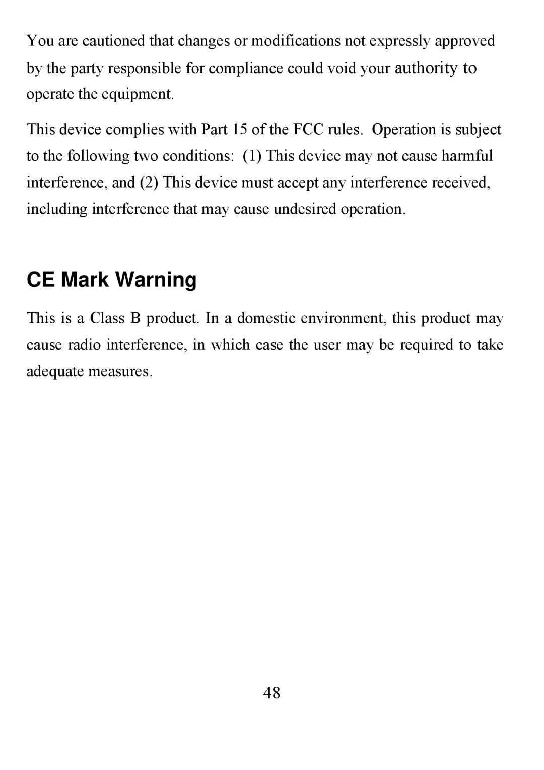 D-Link DFE-690TXD user manual CE Mark Warning 