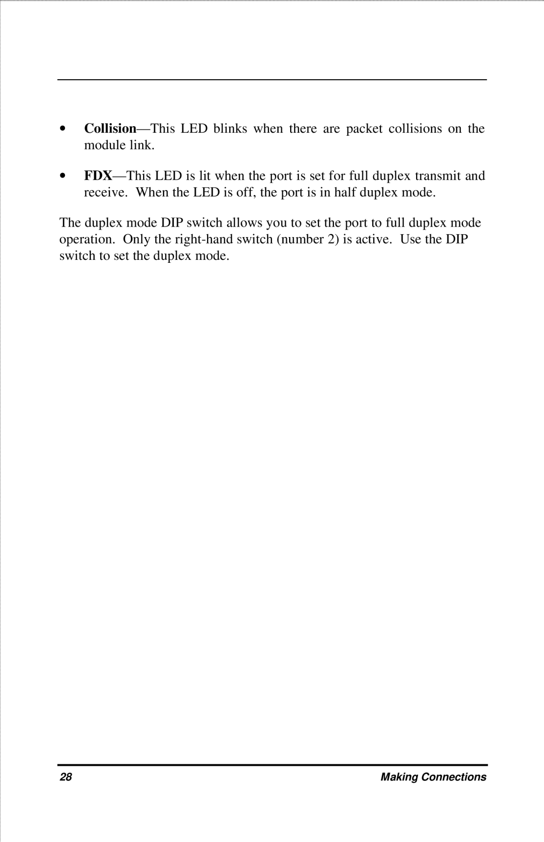 D-Link DFE-916X manual Making Connections 