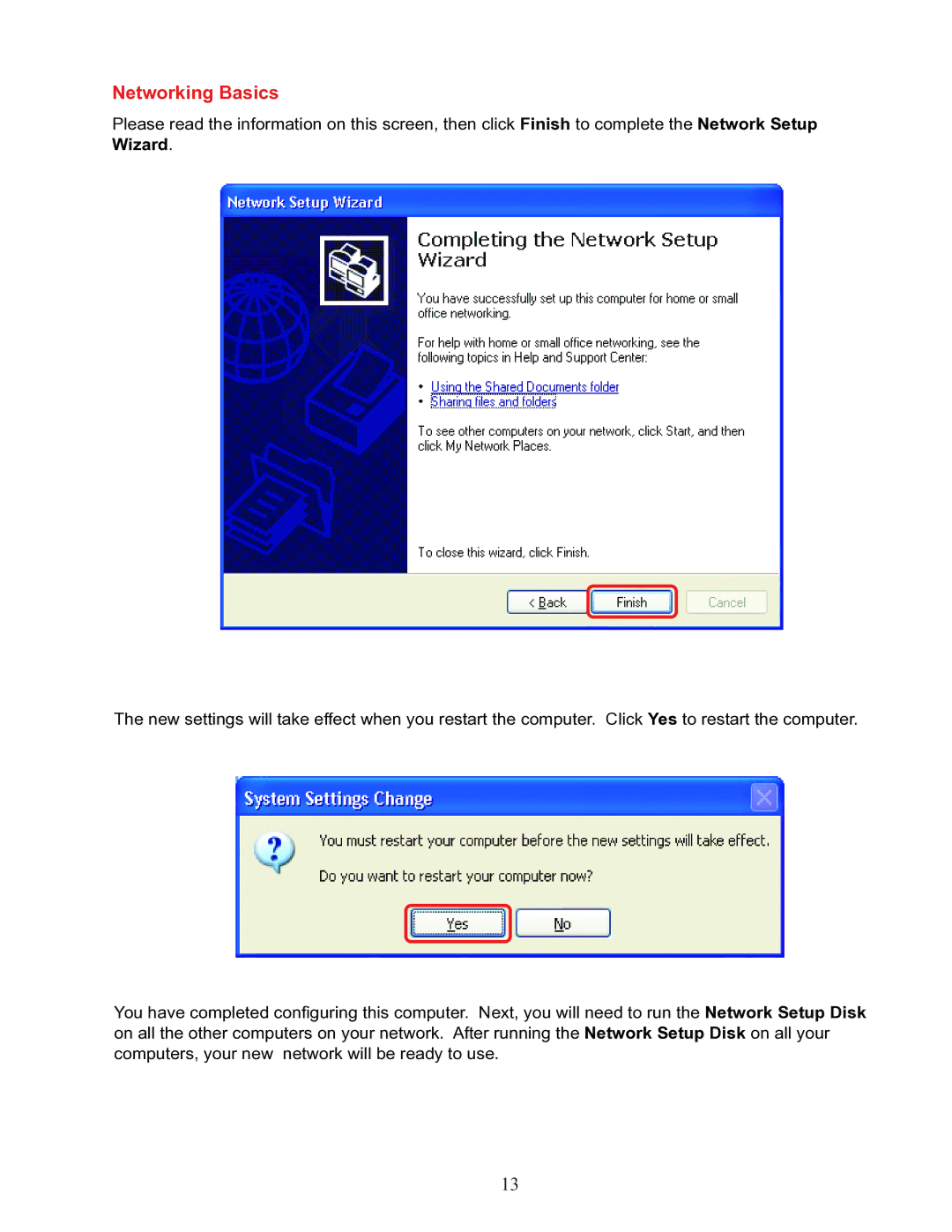 D-Link DGE-528T manual Networking Basics 