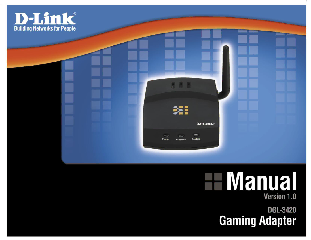 D-Link DGL-3420 manual 