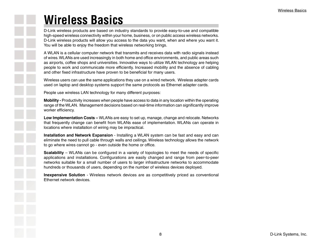 D-Link DGL-3420 manual Wireless Basics 