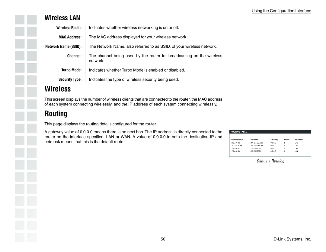 D-Link DGL-4300 manual Wireless LAN 