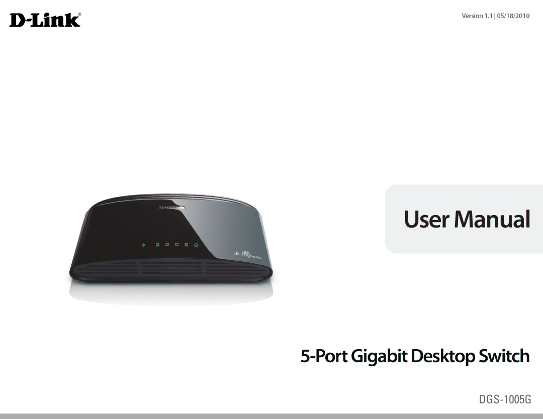 D-Link DGS-1005G manual 