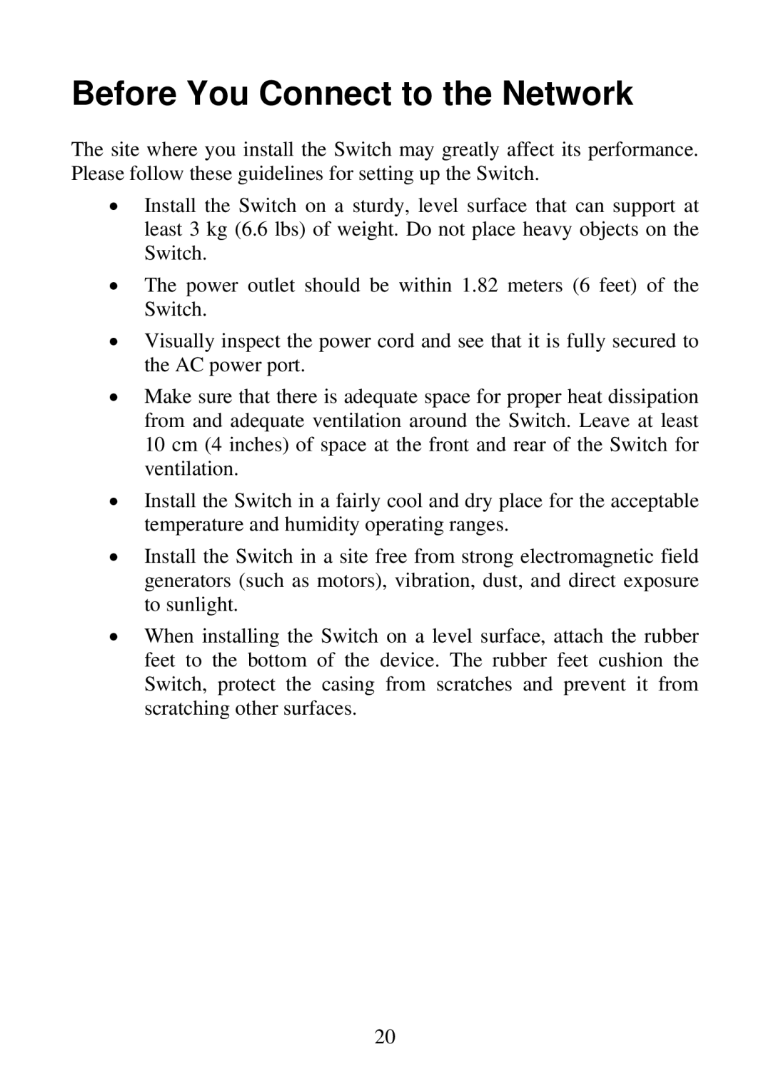 D-Link DGS-1024D, DGS-1016D manual Before You Connect to the Network 