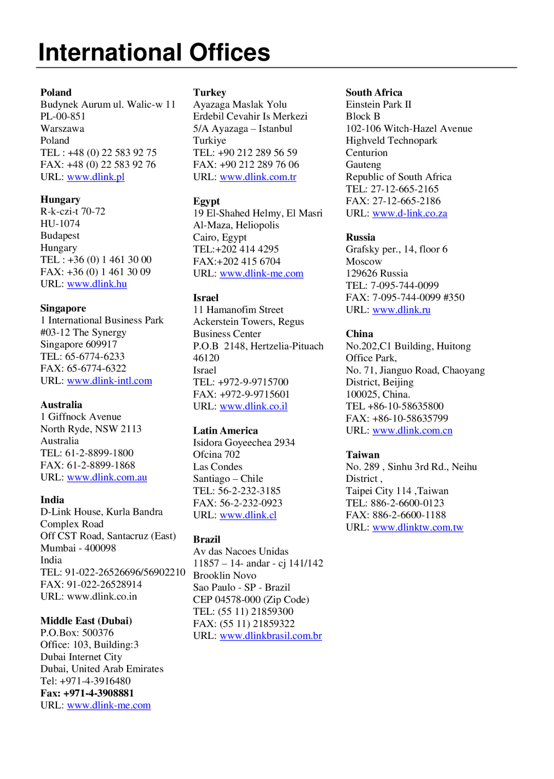 D-Link DGS-1016D, DGS-1024D manual Hungary 