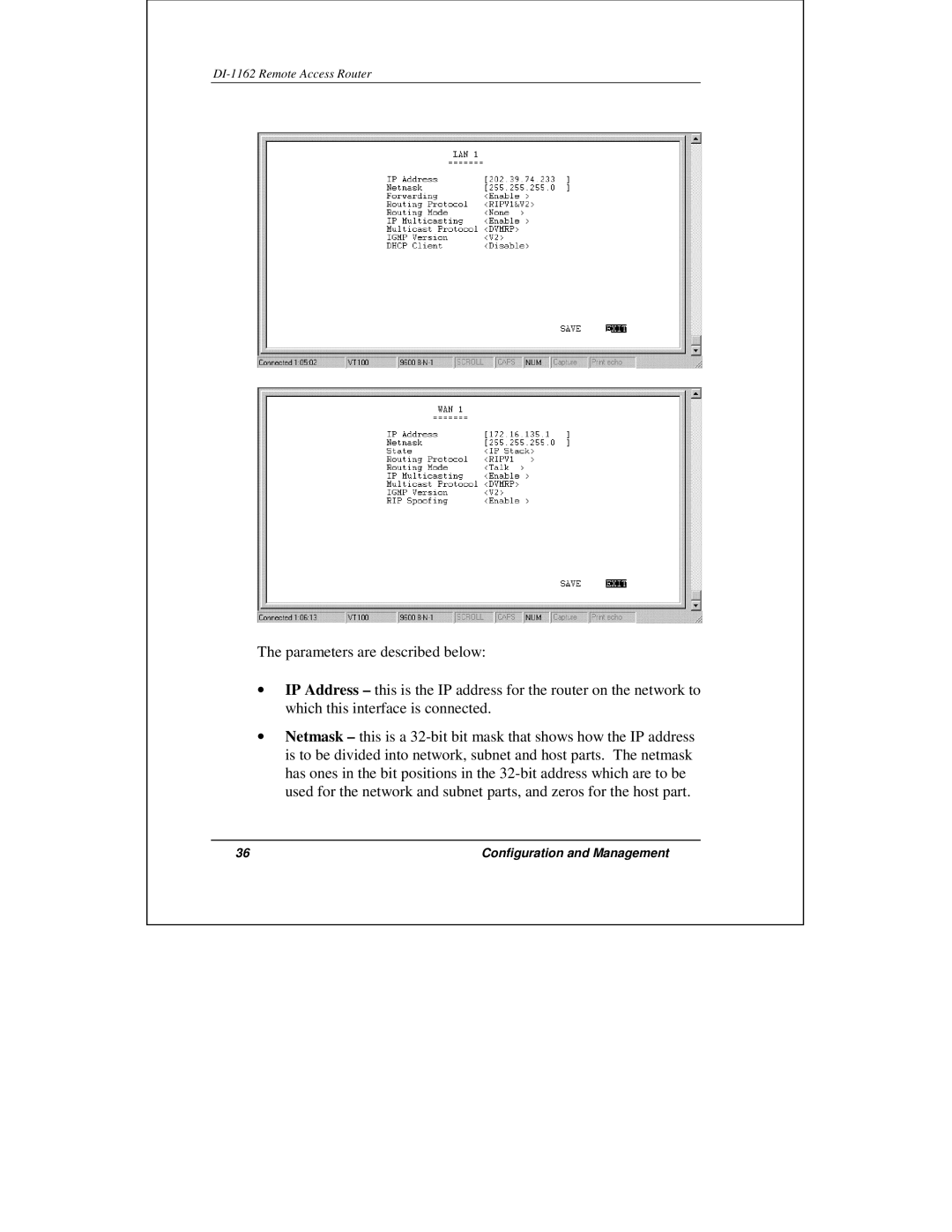 D-Link manual DI-1162 Remote Access Router 