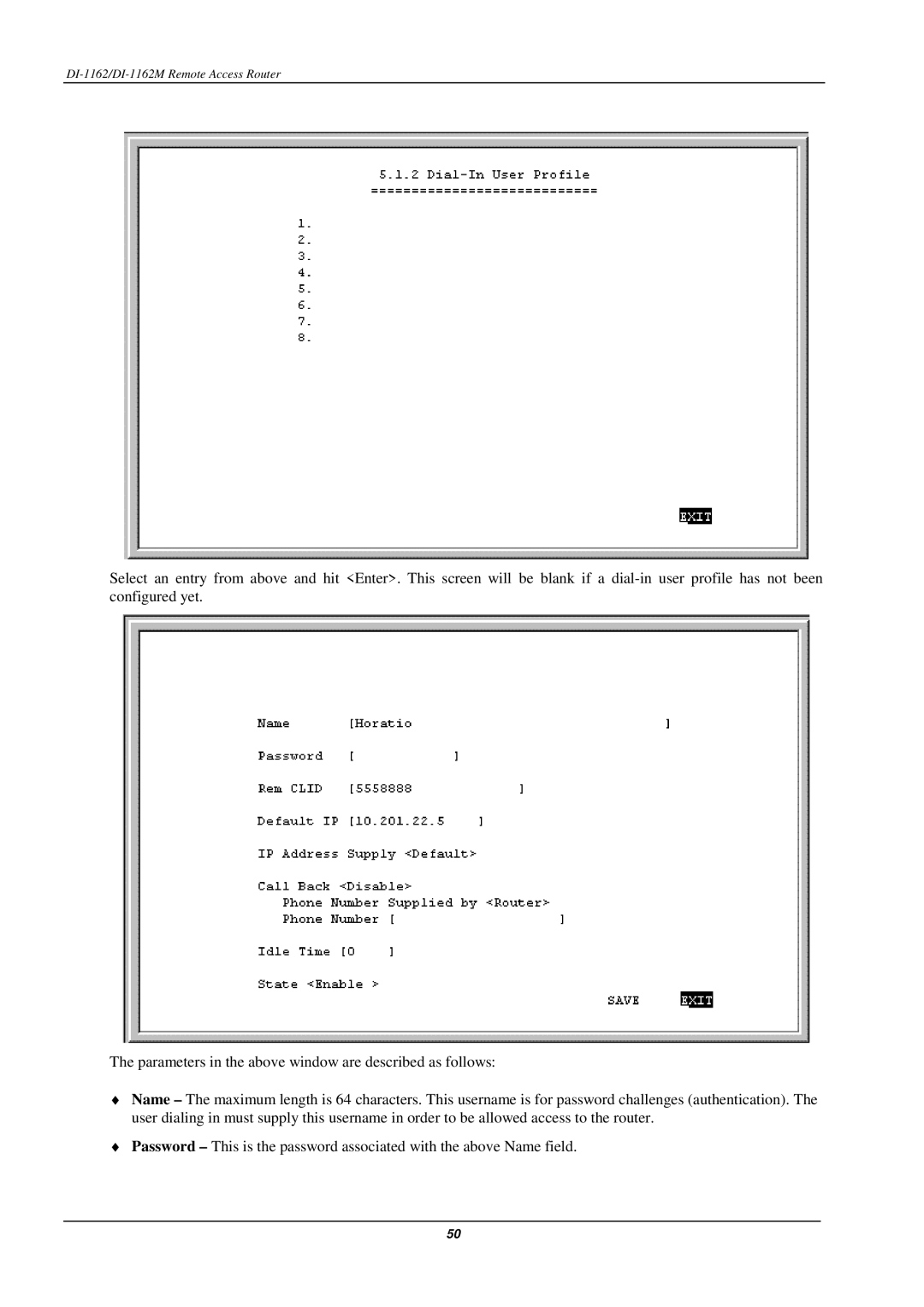 D-Link manual DI-1162/DI-1162M Remote Access Router 