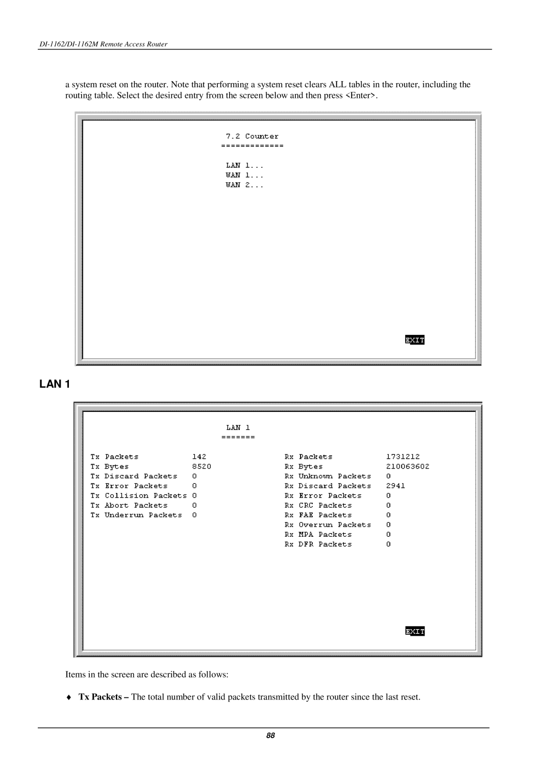 D-Link DI-1162M manual Lan 