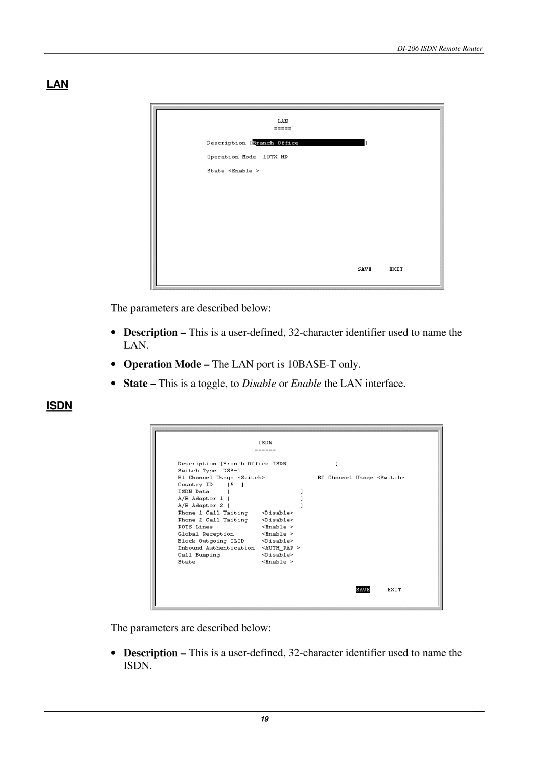 D-Link DI-206 manual Lan 