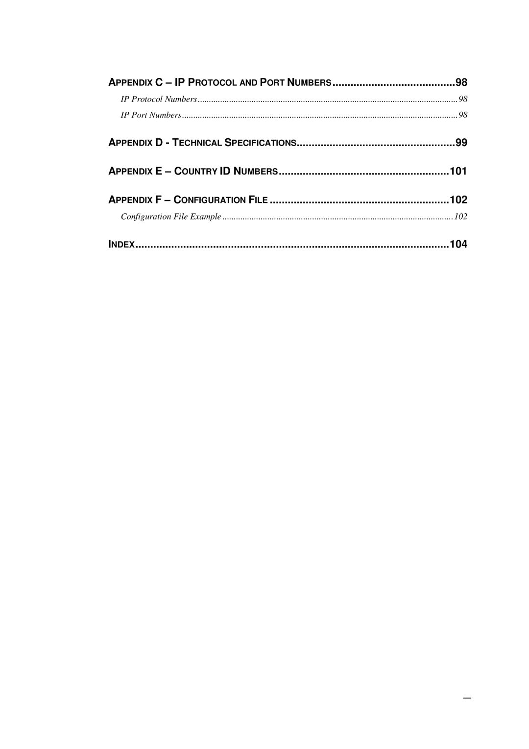 D-Link DI-206 manual 101, 102, 104 