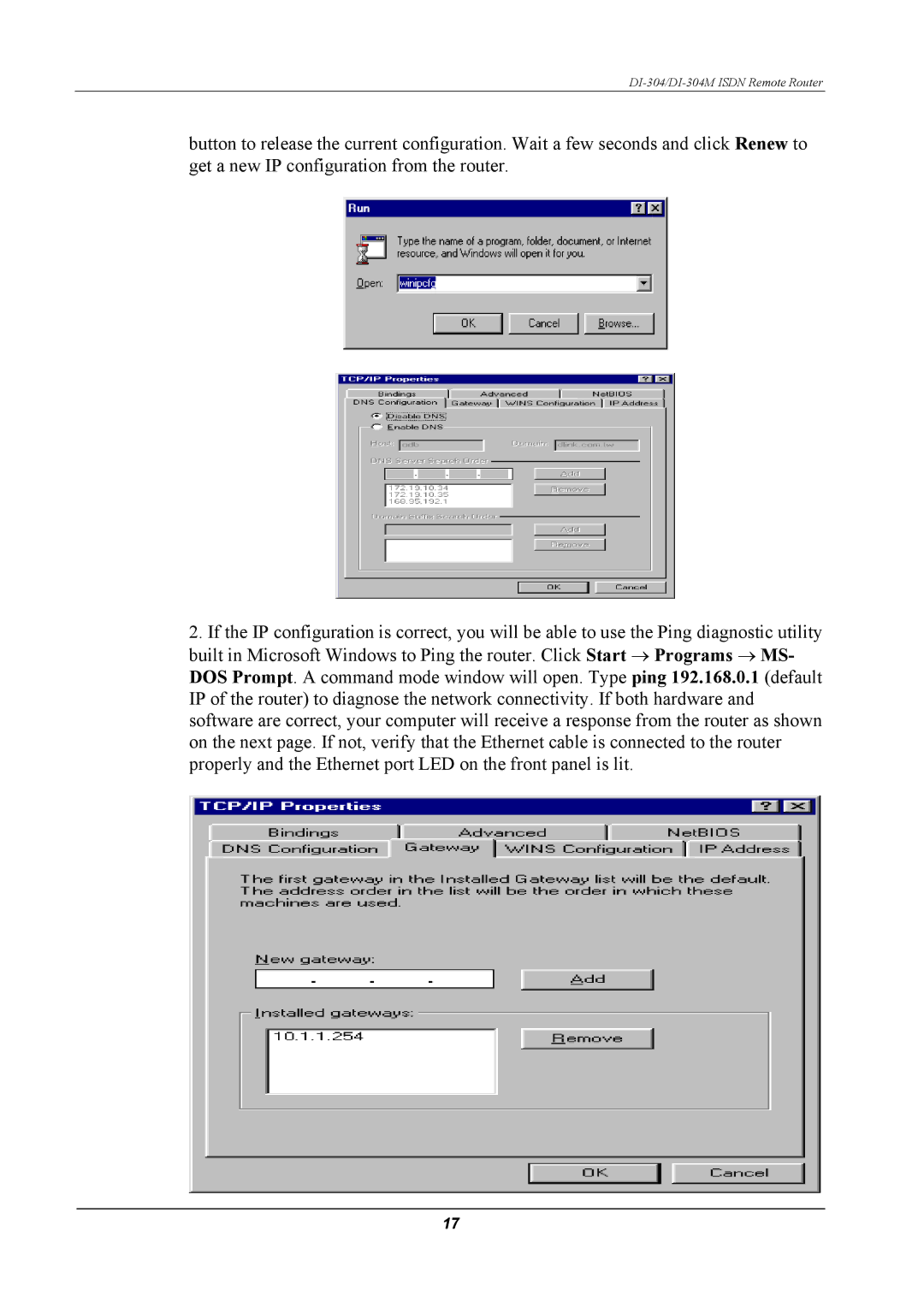 D-Link manual DI-304/DI-304M Isdn Remote Router 