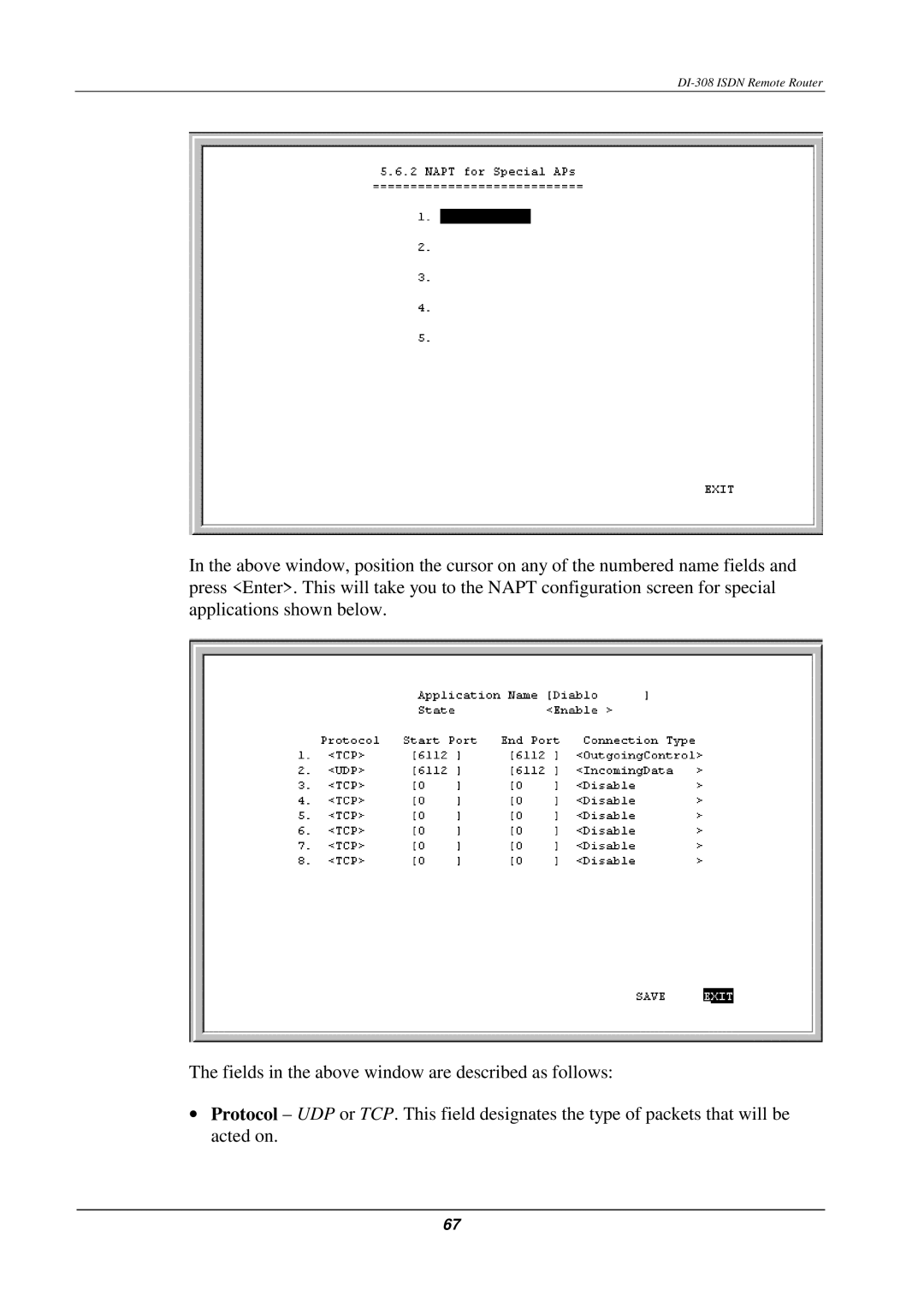 D-Link manual DI-308 Isdn Remote Router 