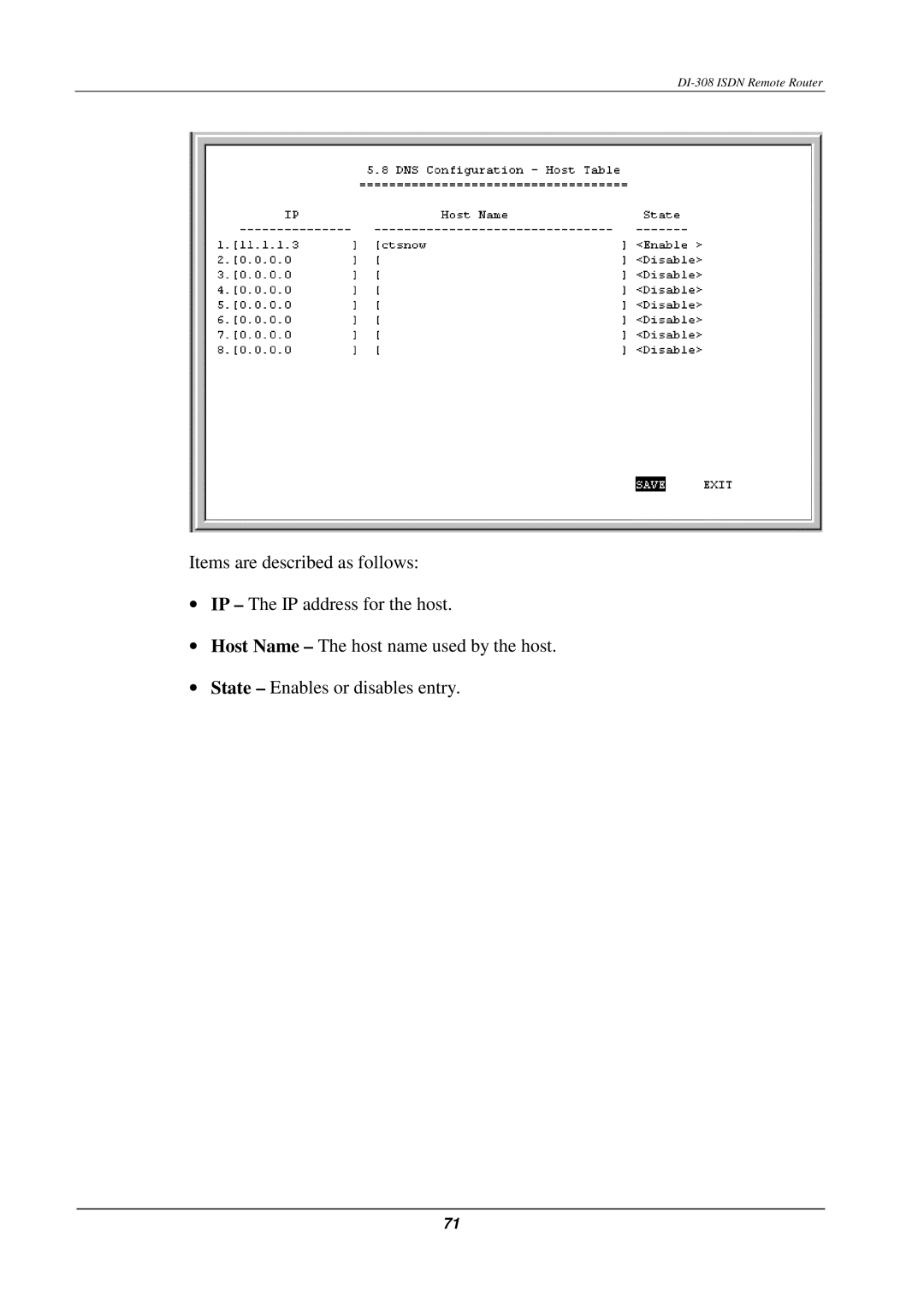 D-Link manual DI-308 Isdn Remote Router 