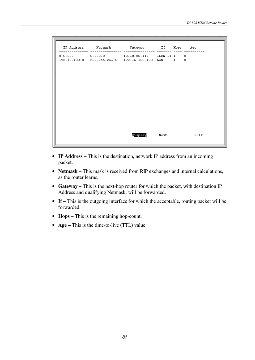 D-Link manual DI-308 Isdn Remote Router 