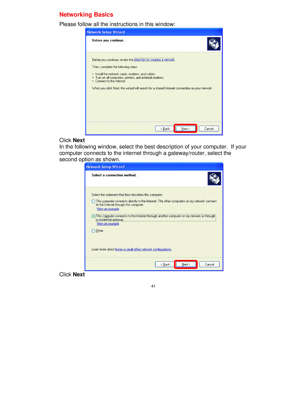 D-Link DI-514 manual Networking Basics 