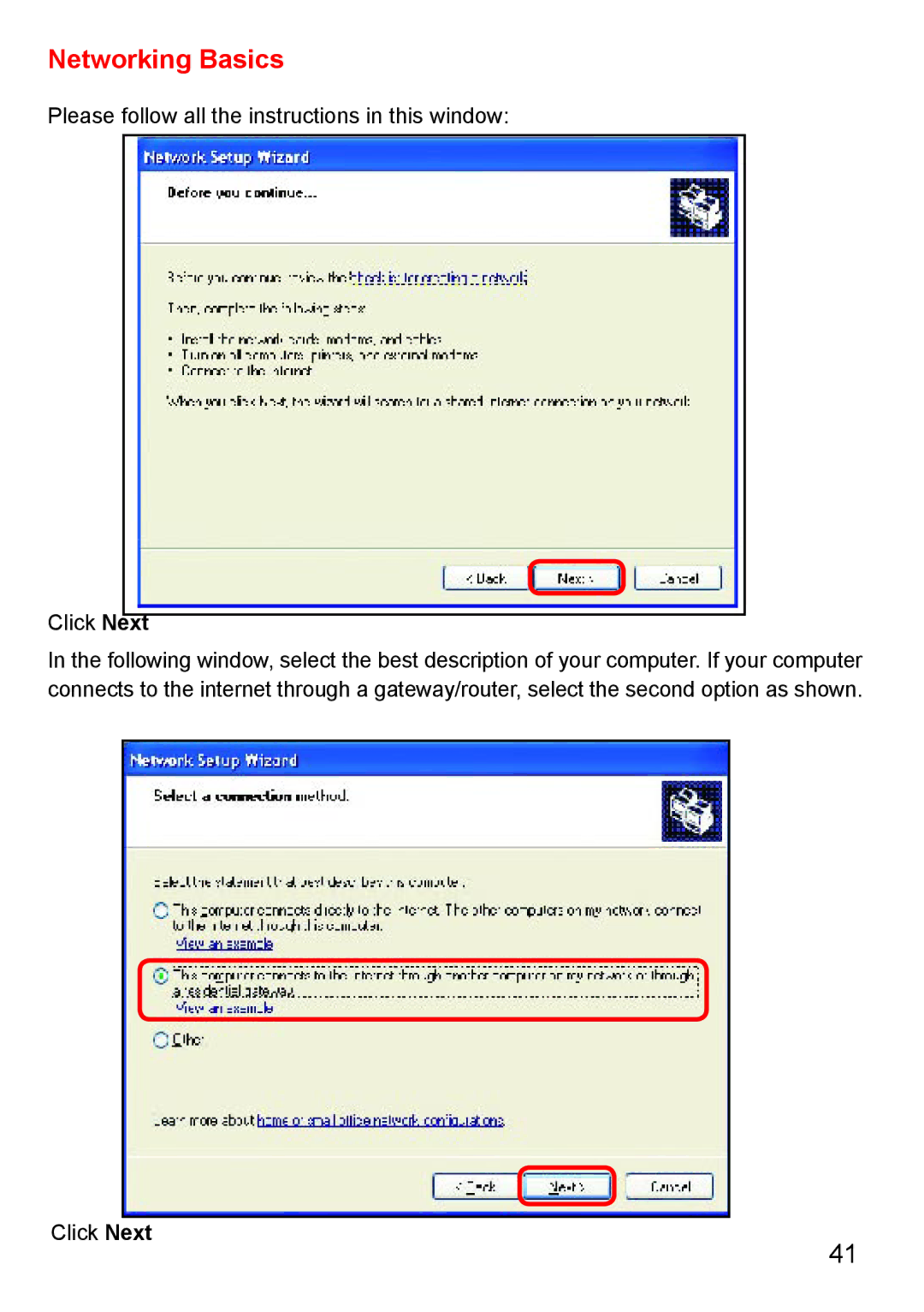 D-Link Di-524 manual Networking Basics 