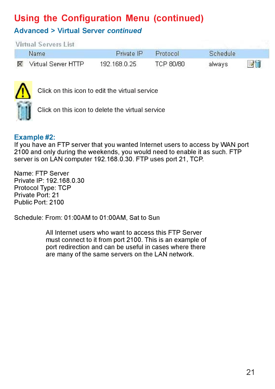 D-Link Di-524 manual Example #2 