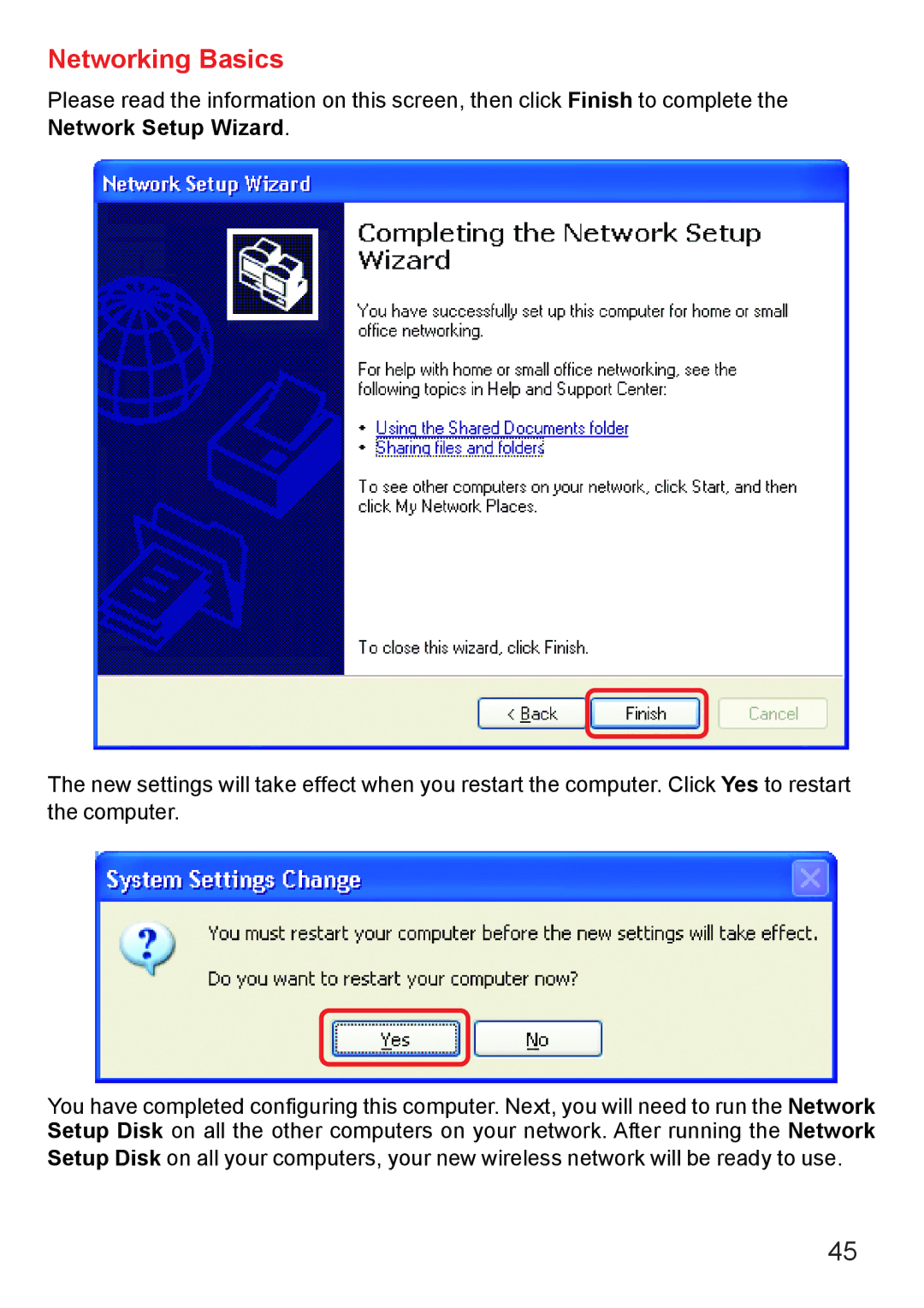 D-Link Di-524 manual Network Setup Wizard 