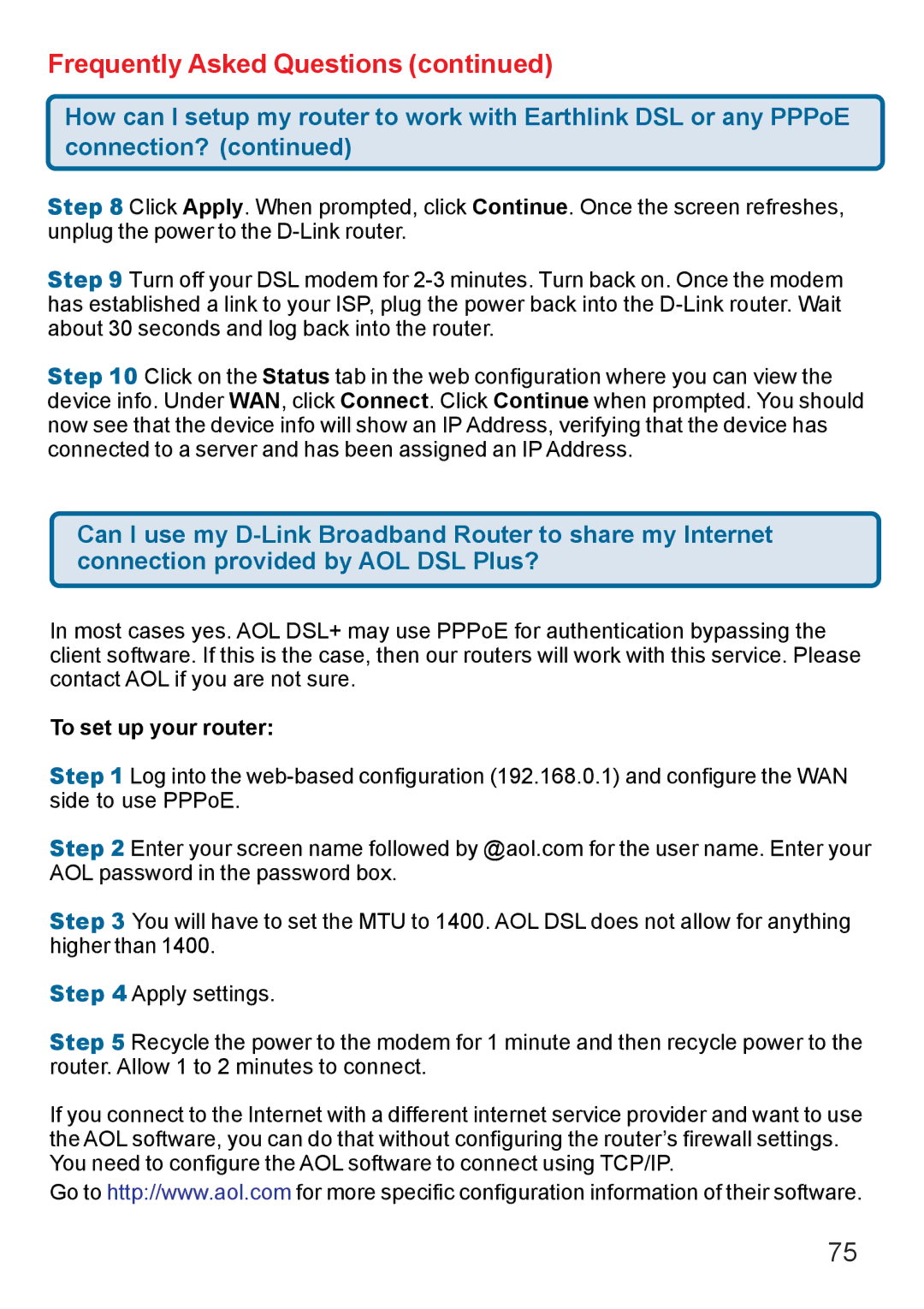 D-Link Di-524 manual To set up your router 