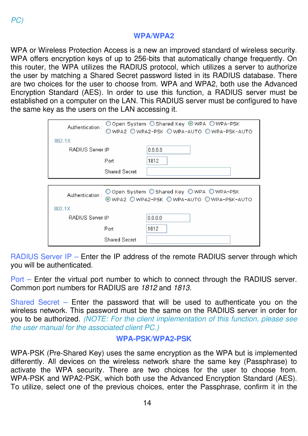 D-Link DI-524UP manual WPA/WPA2 