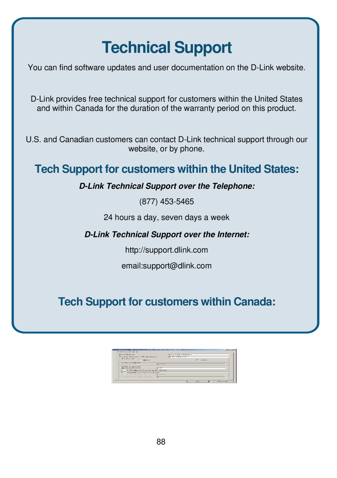 D-Link DI-524UP manual Technical Support 